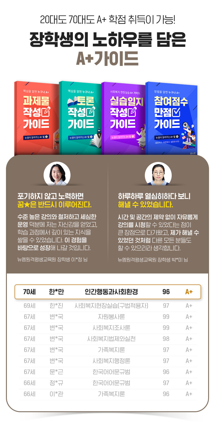 20�뵵 70�뵵 A+ ���� ���!���л��� ���Ͽ츦 ���� A+���̵��